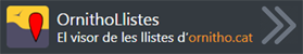 Clica per anar a OrnithoLlistes OrnithoLlistes